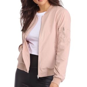 *Light Pink bomber jacket *🌸
